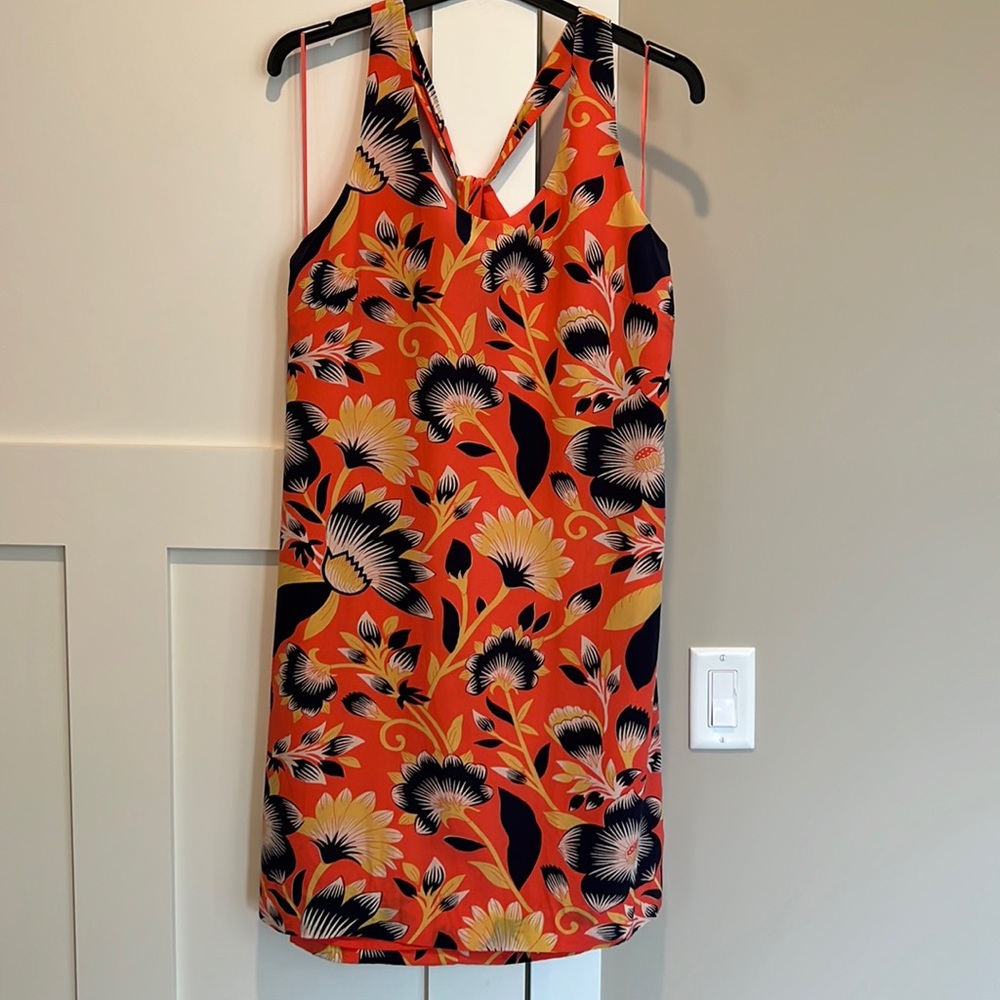 J.Crew Floral Silk Sleeveless Dress 12 Tall